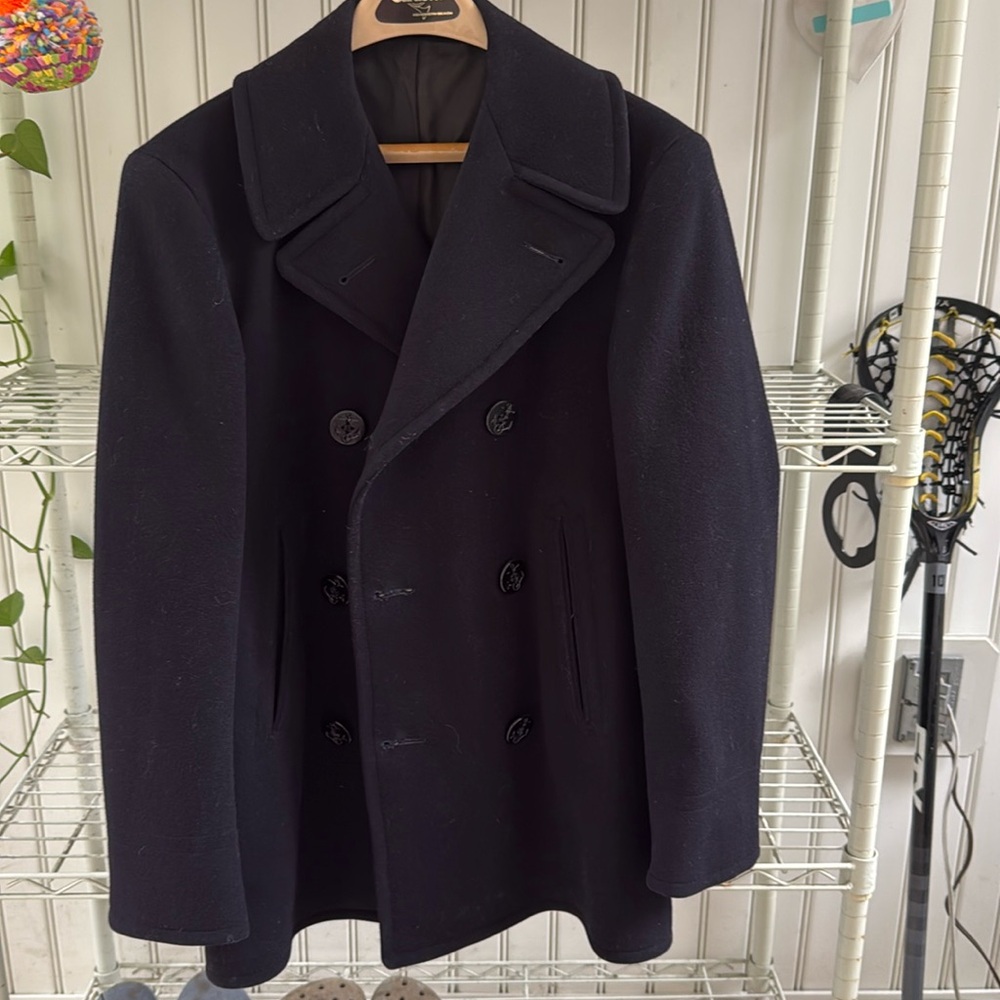 Men’s vintage 1961 US Navy pea coat size 34